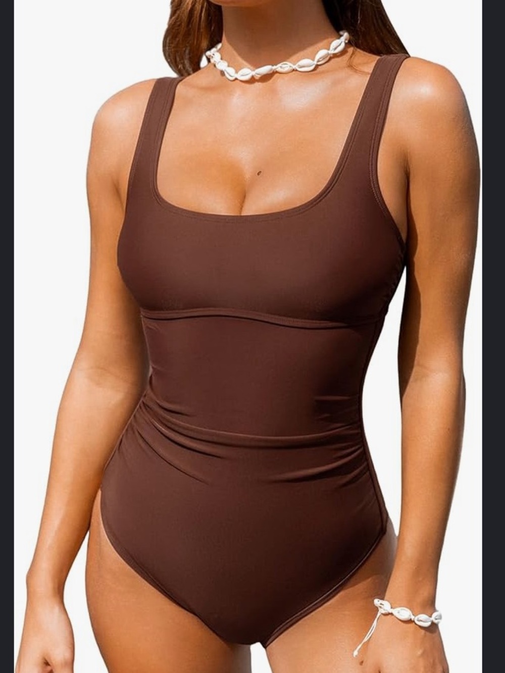NWT- Chocolate Tummy control Swimsuit